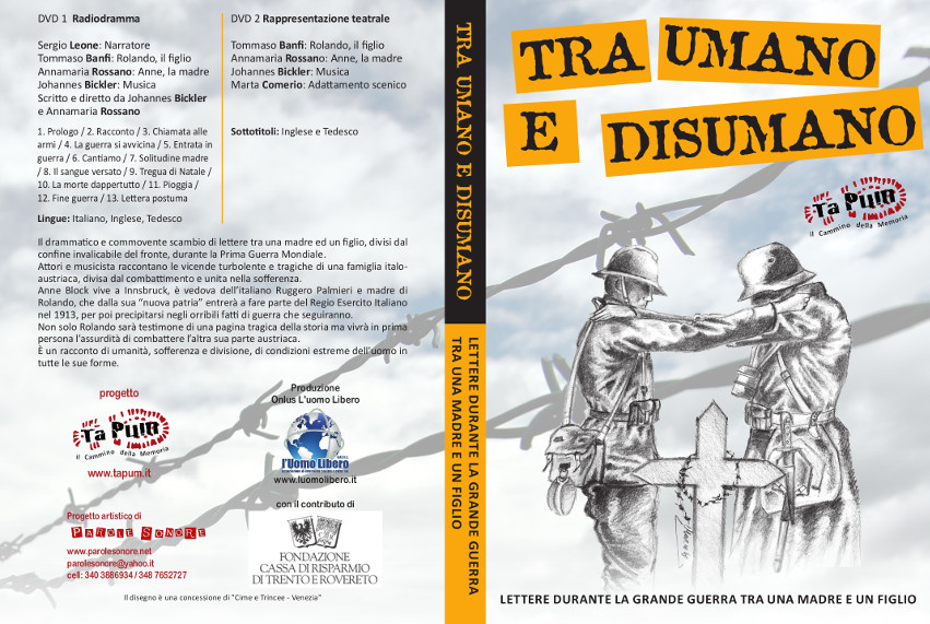 Copertina DVD Radiodramma Tra Umano e Disumano