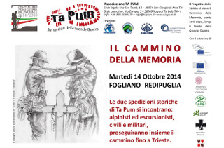 Ta Pum il cammino della memoria - cerimonia a Fogliano Redipuglia