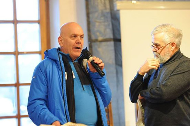 walter pilo ta pum presenta il cammino della memoria a san pietro di cadore