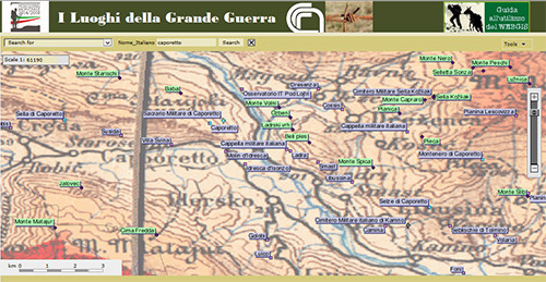 grande guerra webgis tapum